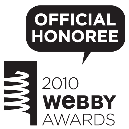 Offcial Honoree 2010 Webby Awards